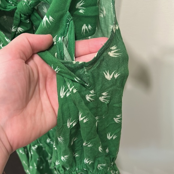 Anthropologie Chic Green Blouse - Picture 6 of 8